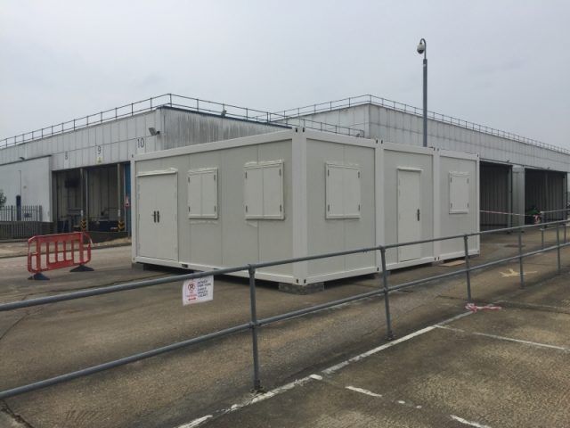 Fourth 20ft x 24t three-bay anti-vandal modular building delivered and installed to Procter & Gamble Bournemouth