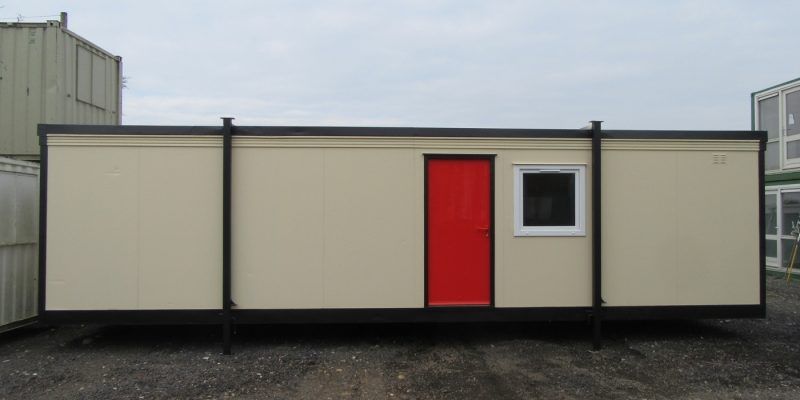32ft x 10ft PORTABLE SITE OFFICE / CANTEEN / REST ROOM – PARTITIONED