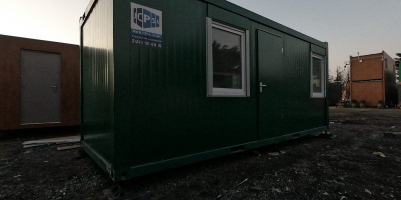 20ft x 8ft PORTABLE SITE OFFICE / BUILDING SITE CABIN / MODULAR OFFICE