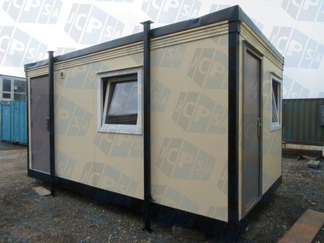 16ft x 9ft PORTABLE SITE OFFICE WITH SEPARATE TOILET