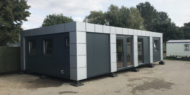 20ft x 40ft BRAND NEW 4 BAY MODULAR SALES OFFICE / SITE OFFICE / MARKETING SUITE
