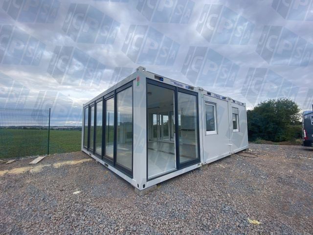 24ft x 20ft New 3-Bay Modular Site Office Building, Portable Unit (2112369/2112370/2201017)