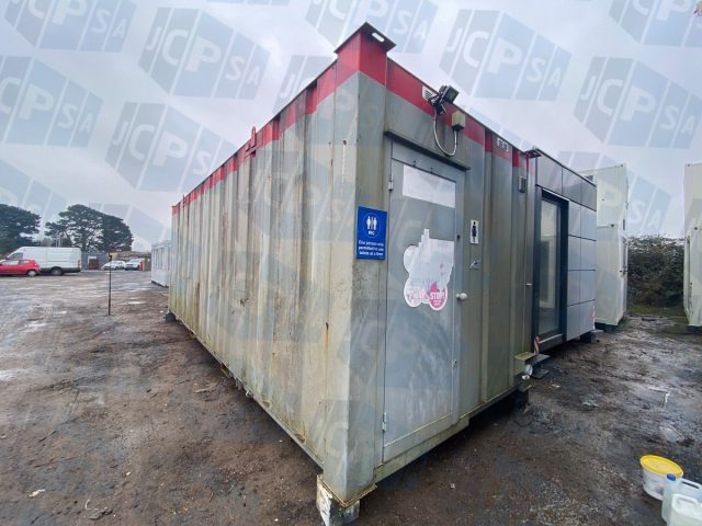 24ft x 9ft Portable Toilet Block 3+2 Male/Female Site WC (2302038)