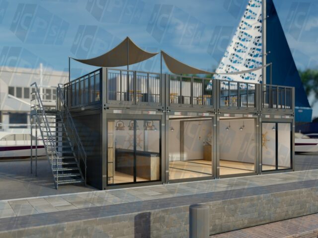 20ft x 32ft Modular 4 bay Exhibition/Event Building