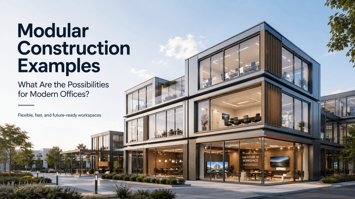  Modular Construction Examples: What Are the Possibilities for Modern Offices?
